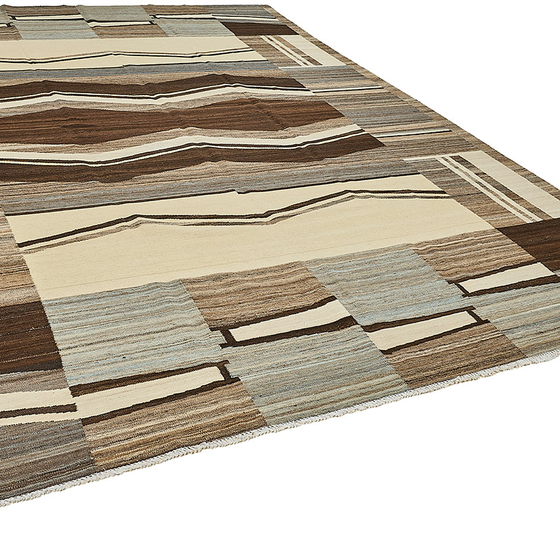New Hand-Woven Kilim Rug - K0093735