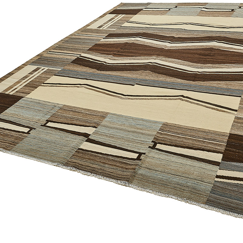 New Hand-Woven Kilim Rug - K0093735