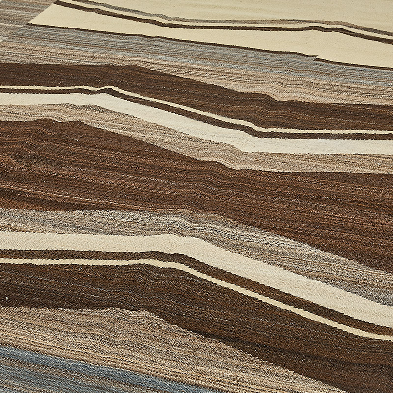 New Hand-Woven Kilim Rug - K0093735