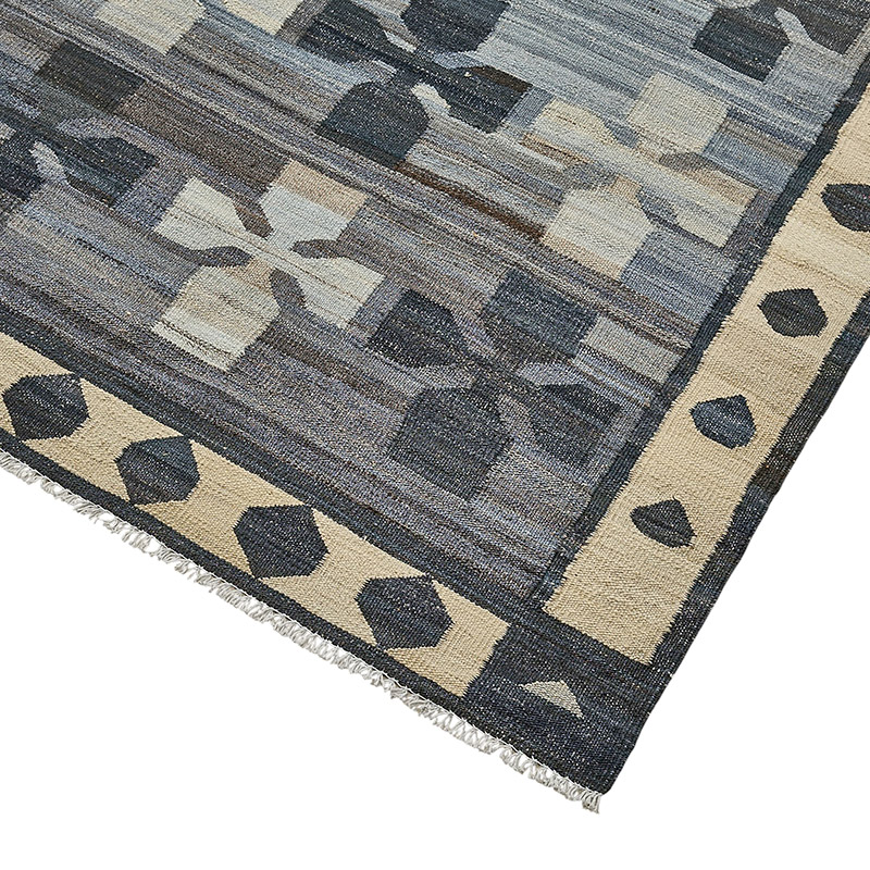 New Hand-Woven Kilim Rug - K0093736