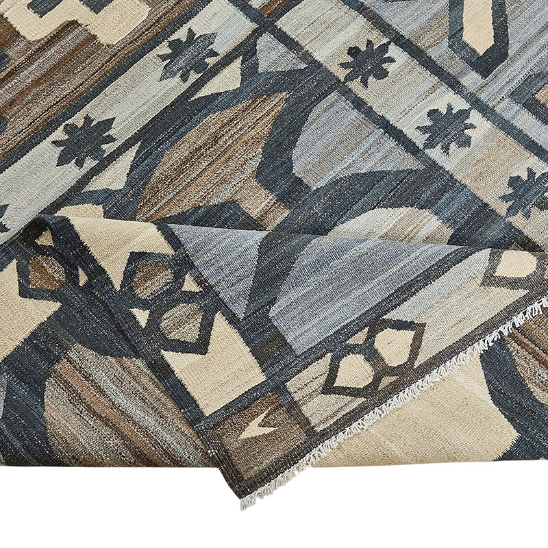 New Hand-Woven Kilim Rug - K0093736