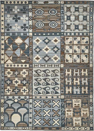 New Hand-Woven Kilim Rug
