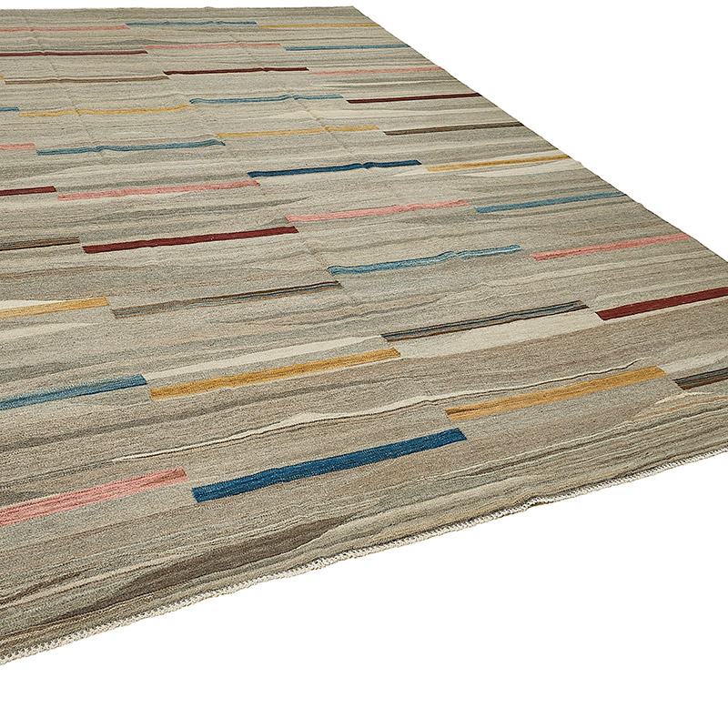 New Hand-Woven Kilim Rug - K0093738
