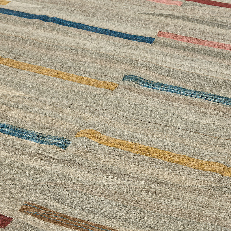 New Hand-Woven Kilim Rug - K0093738