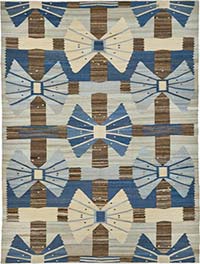 New Hand-Woven Kilim Rug