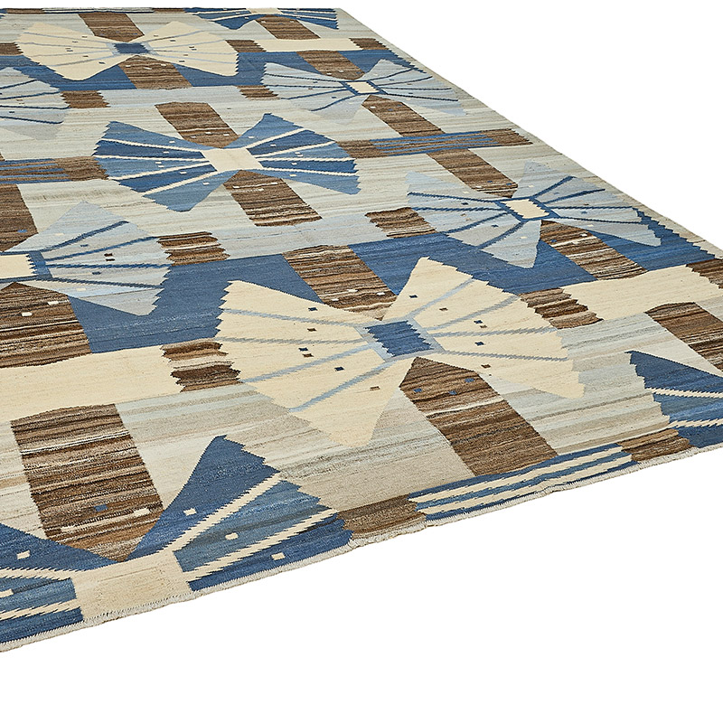 New Hand-Woven Kilim Rug - K0093740