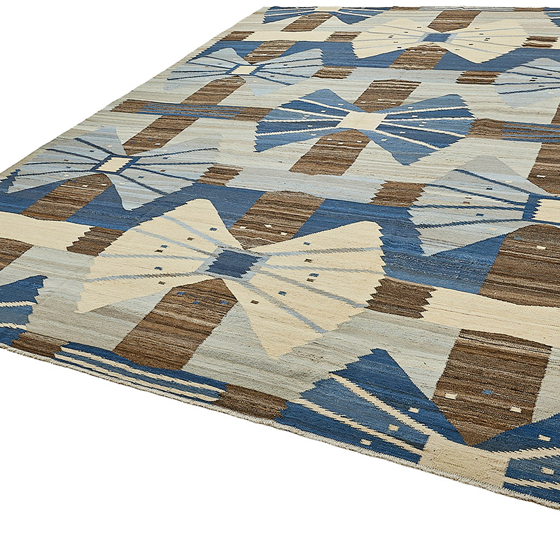 New Hand-Woven Kilim Rug - K0093740