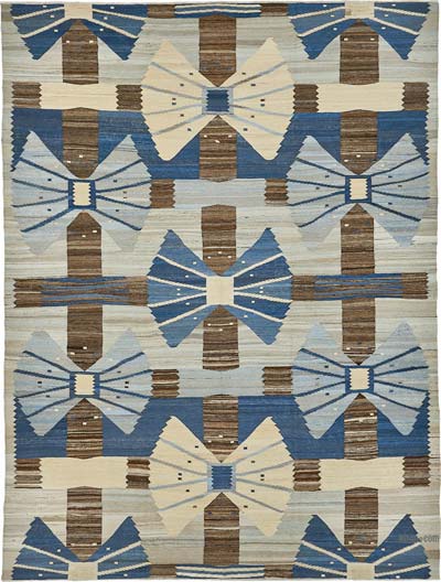 New Hand-Woven Kilim Rug