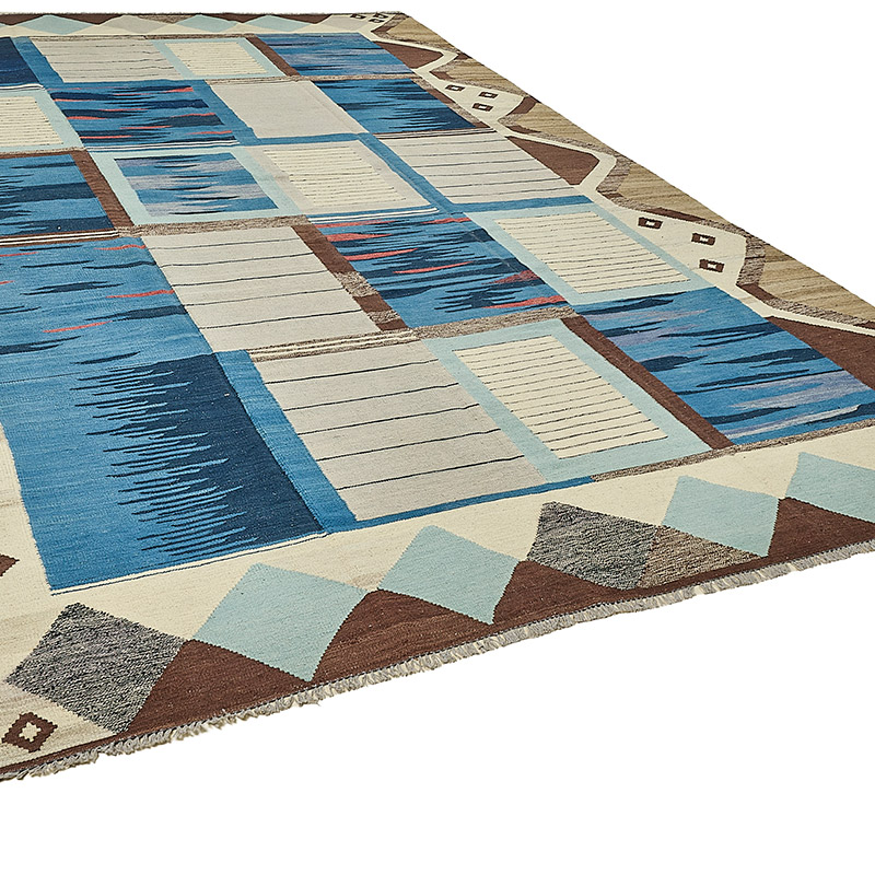 New Hand-Woven Kilim Rug - K0093742