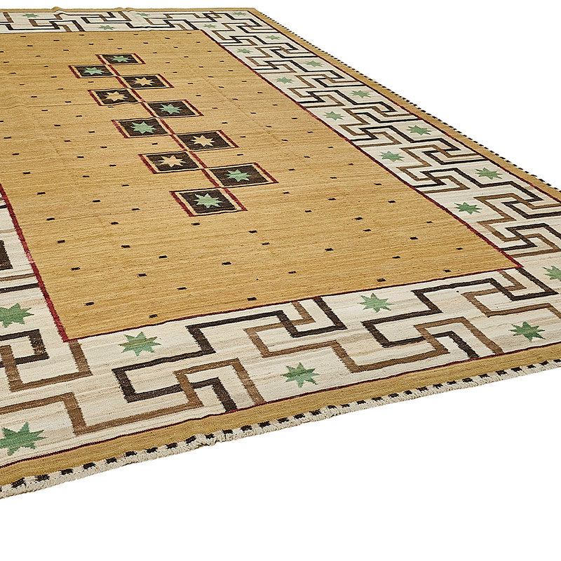 New Hand-Woven Kilim Rug - K0093748