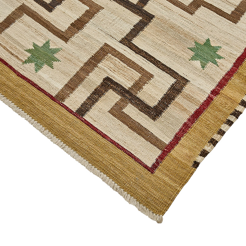 New Hand-Woven Kilim Rug - K0093748