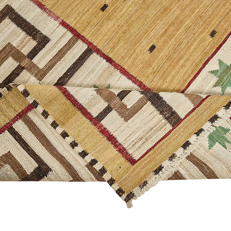 New Hand-Woven Kilim Rug - K0093748