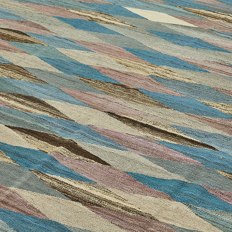 New Hand-Woven Kilim Rug - K0093752
