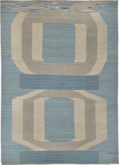 New Hand-Woven Kilim Rug
