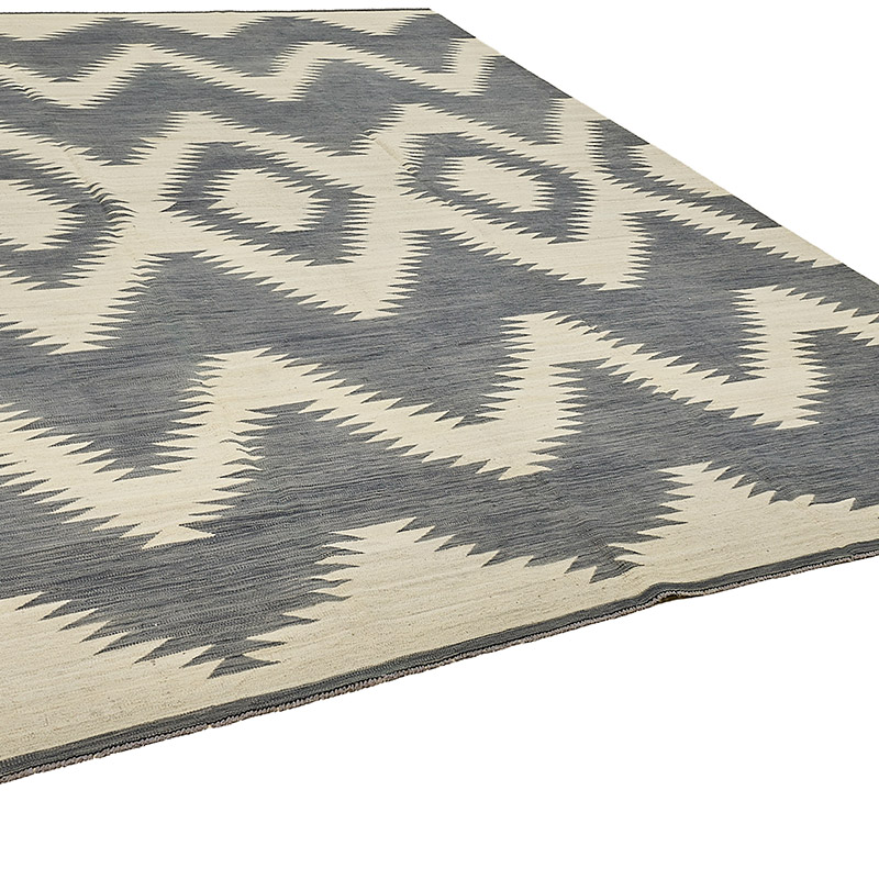 New Hand-Woven Kilim Rug - K0093754