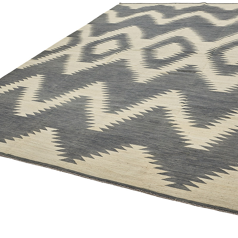 New Hand-Woven Kilim Rug - K0093754