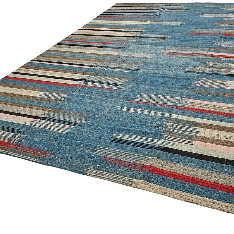 New Hand-Woven Kilim Rug - K0093755