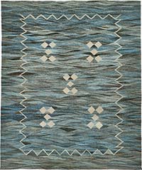 New Hand-Woven Kilim Rug