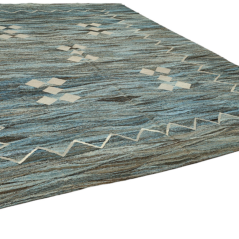 New Hand-Woven Kilim Rug - K0093756