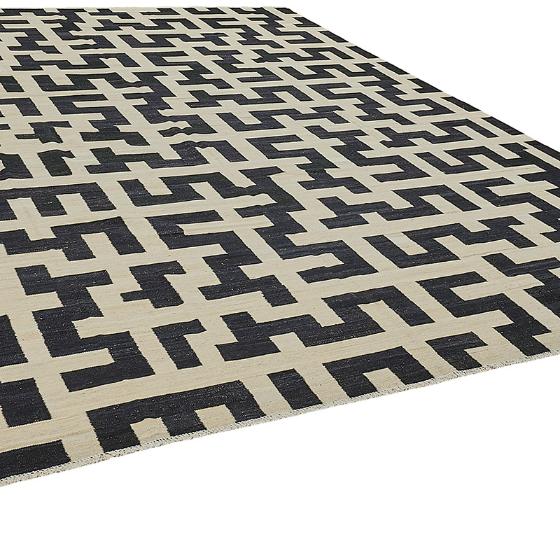New Hand-Woven Kilim Rug - K0093757