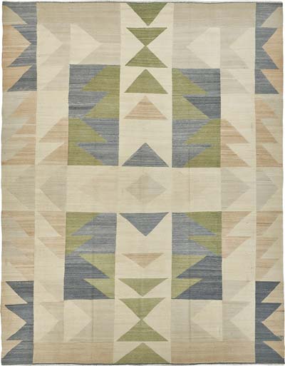 New Hand-Woven Kilim Rug