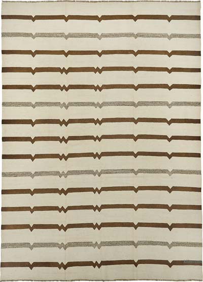 New Hand-Woven Kilim Rug