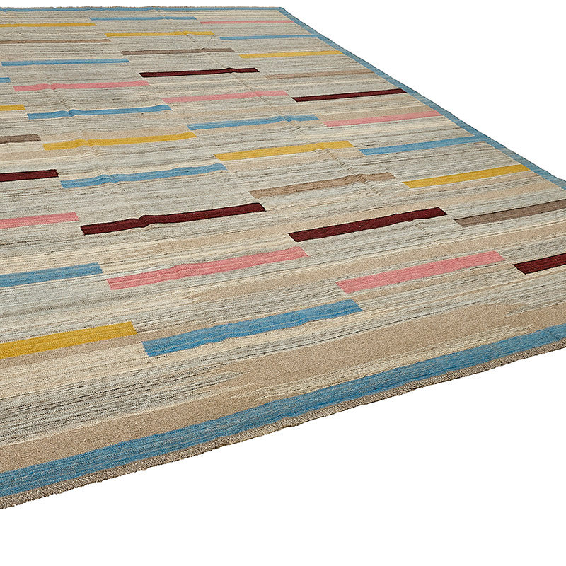 New Hand-Woven Kilim Rug - K0093764