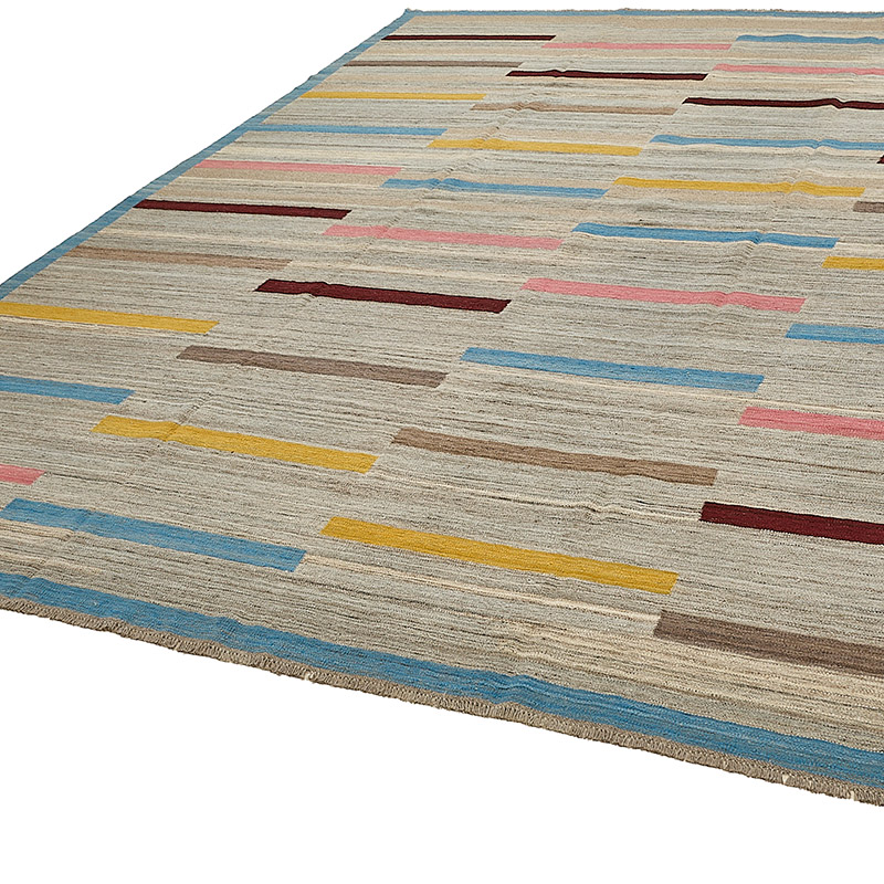 New Hand-Woven Kilim Rug - K0093764