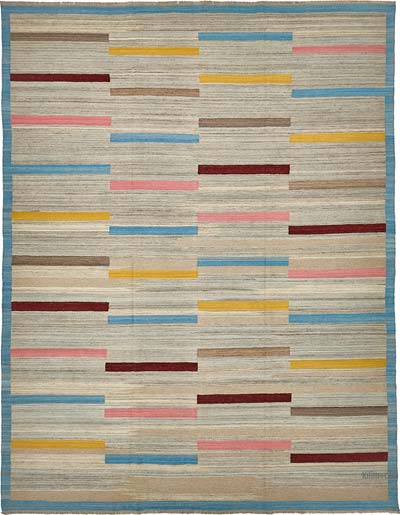 New Hand-Woven Kilim Rug