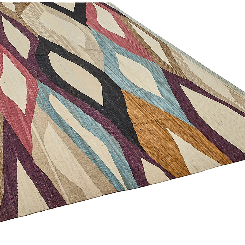 New Hand-Woven Kilim Rug - K0093767