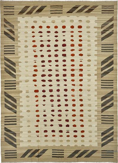New Hand-Woven Kilim Rug