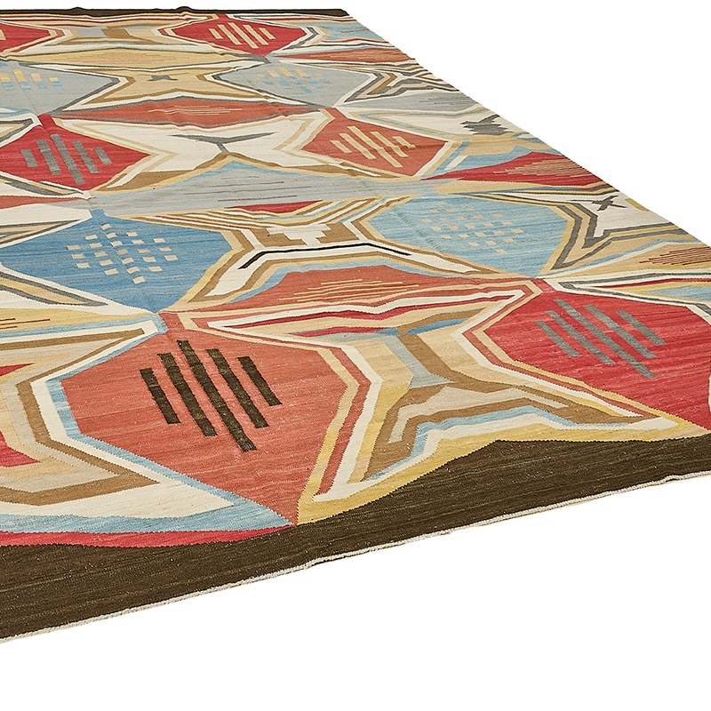 New Hand-Woven Kilim Rug - K0093771