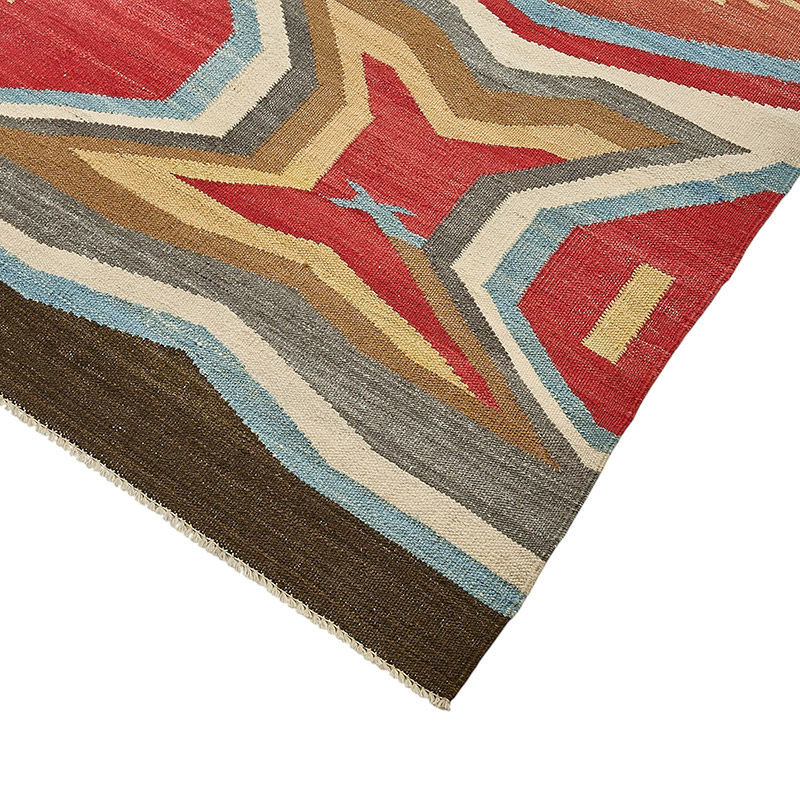 New Hand-Woven Kilim Rug - K0093771