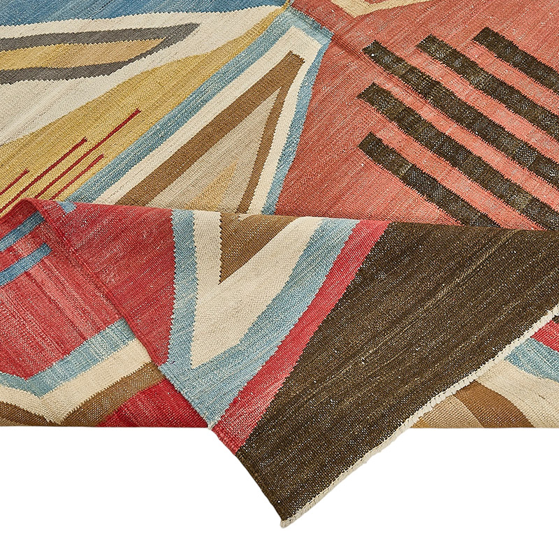 New Hand-Woven Kilim Rug - K0093771