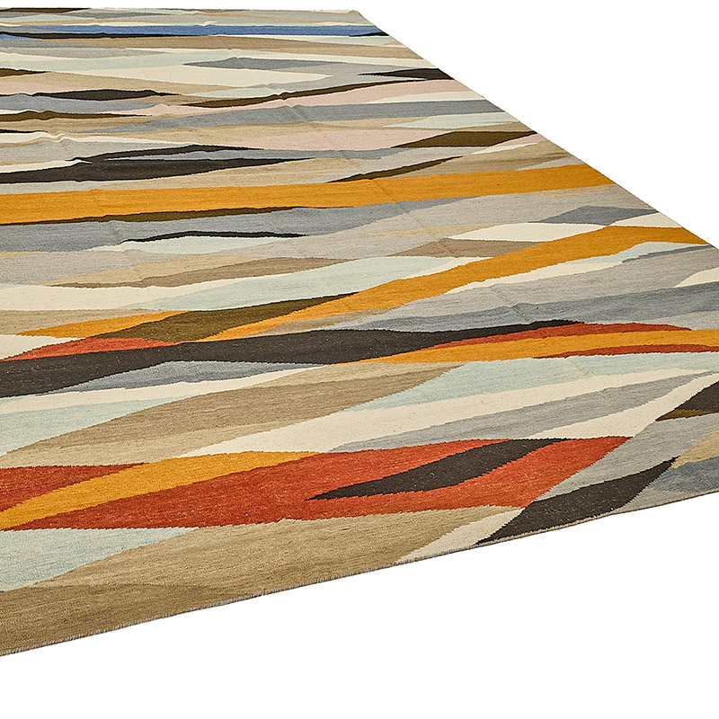 New Hand-Woven Kilim Rug - K0093772