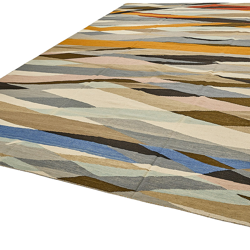 New Hand-Woven Kilim Rug - K0093772