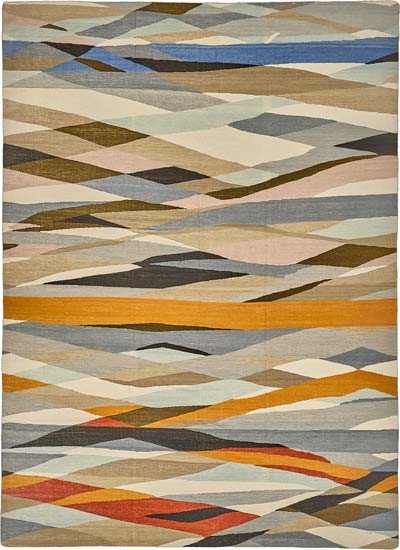 New Hand-Woven Kilim Rug