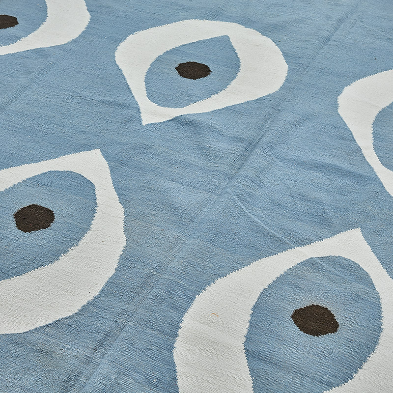 New Hand-Woven Kilim Rug - K0093773