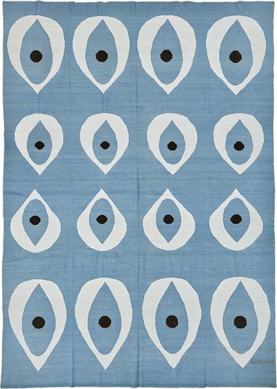 New Hand-Woven Kilim Rug