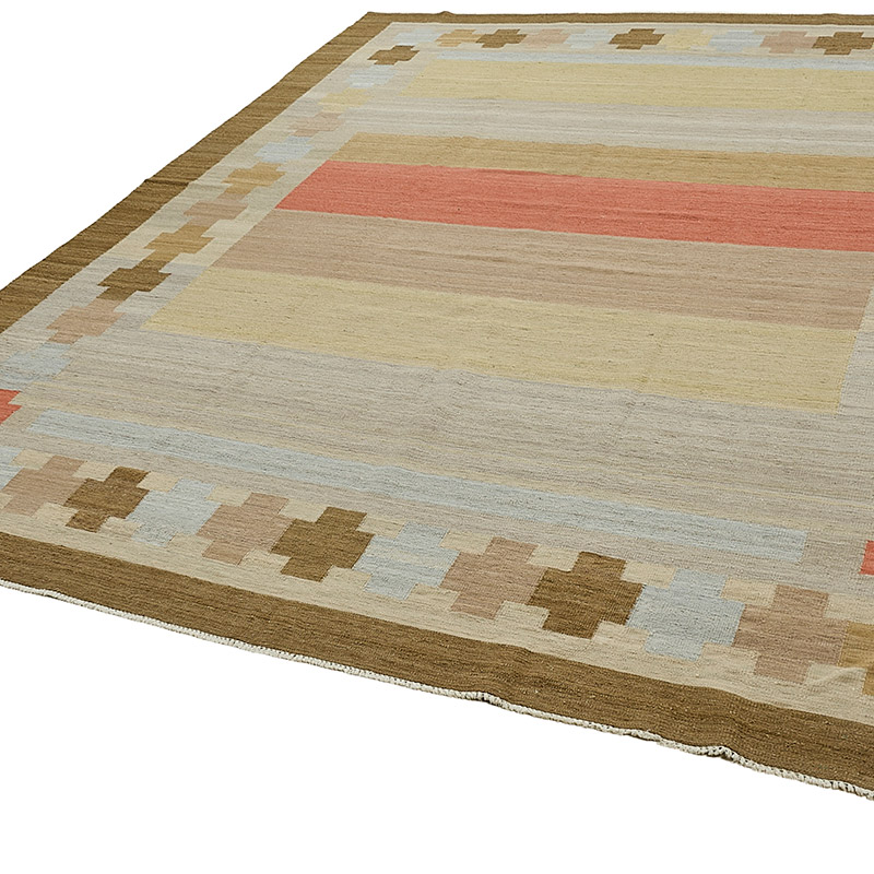 New Hand-Woven Kilim Rug - K0093777