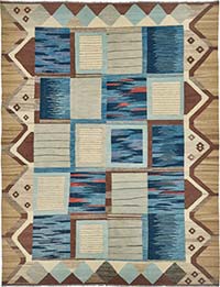 New Hand-Woven Kilim Rug