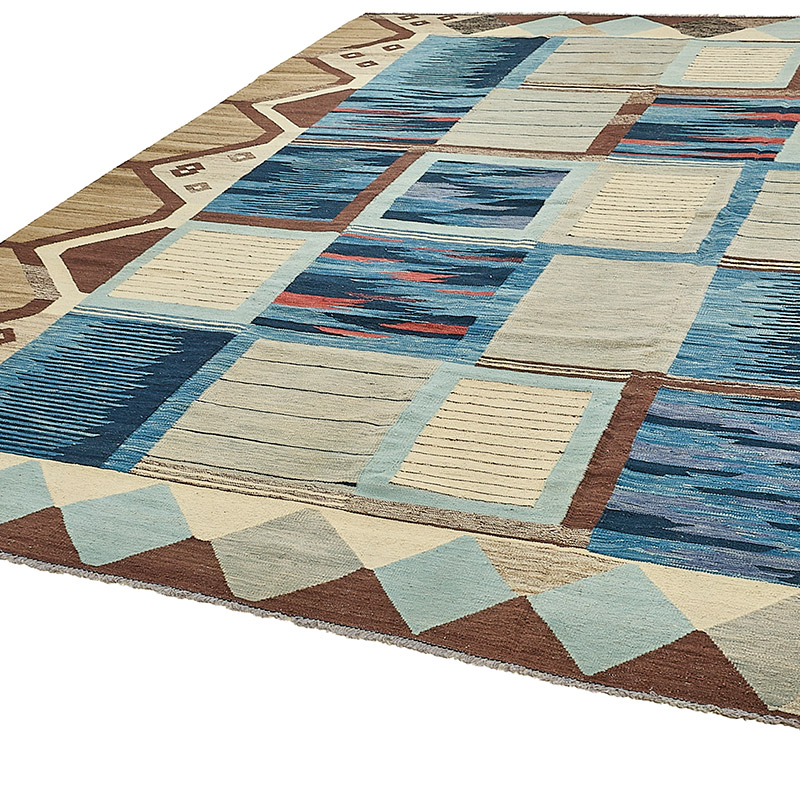New Hand-Woven Kilim Rug - K0093778