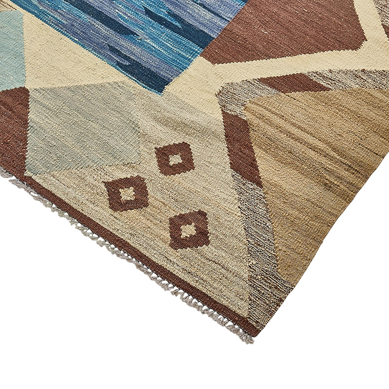 New Hand-Woven Kilim Rug - K0093778