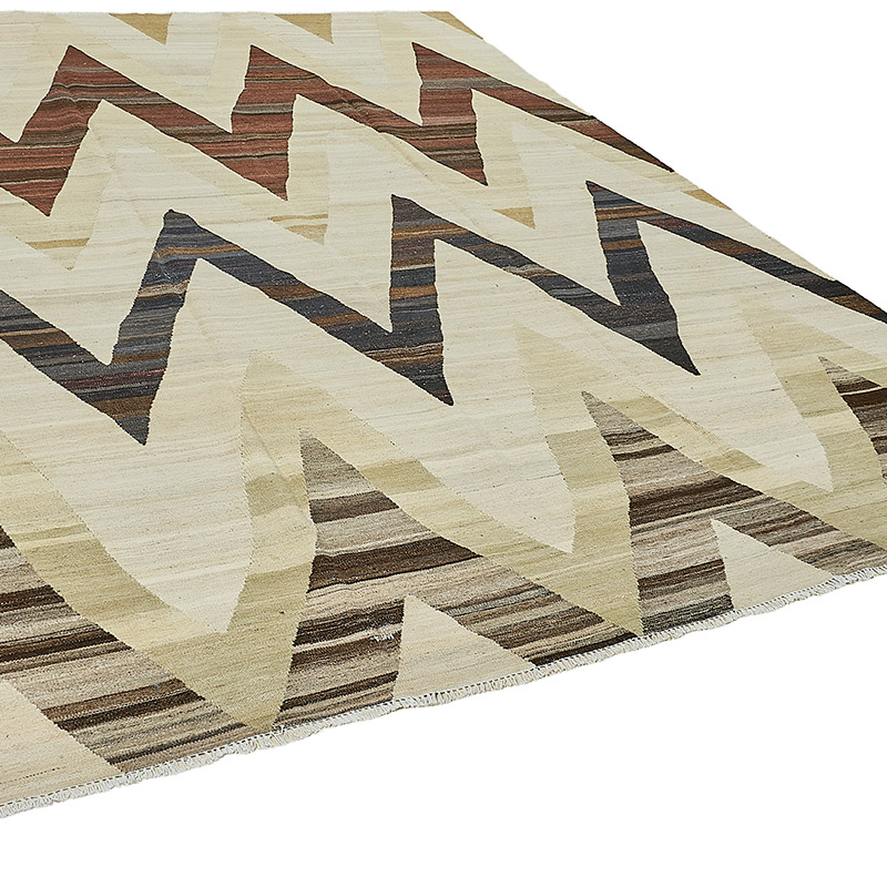 New Hand-Woven Kilim Rug - K0093781