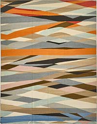 New Hand-Woven Kilim Rug