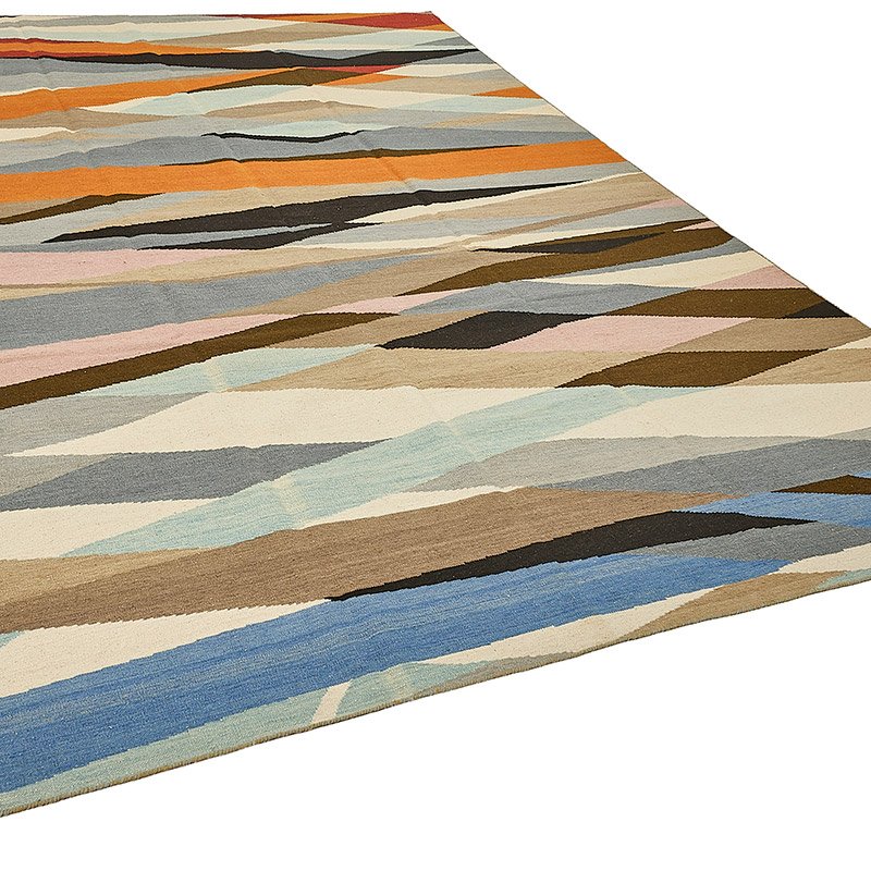 New Hand-Woven Kilim Rug - K0093782