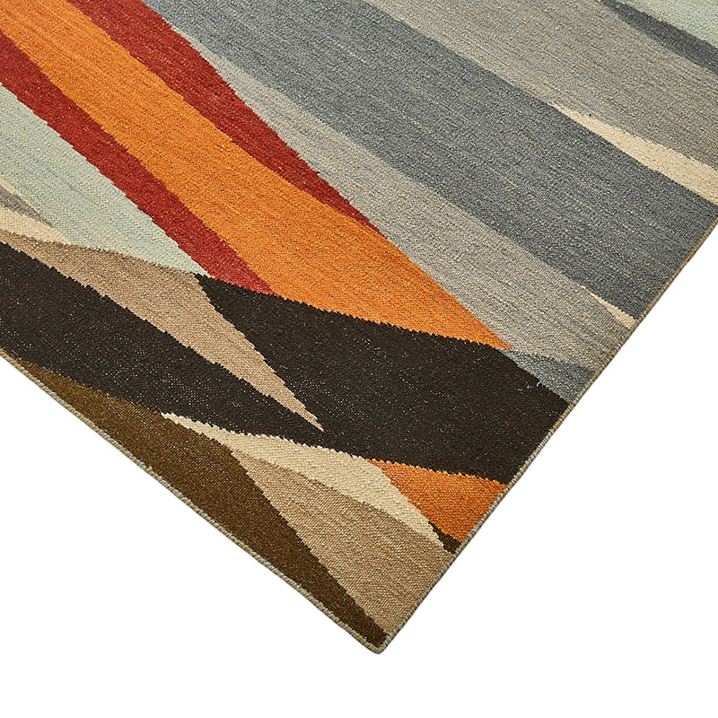 New Hand-Woven Kilim Rug - K0093782
