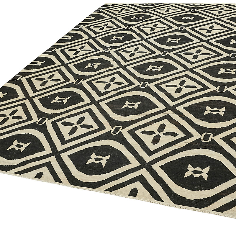 New Hand-Woven Kilim Rug - K0093784