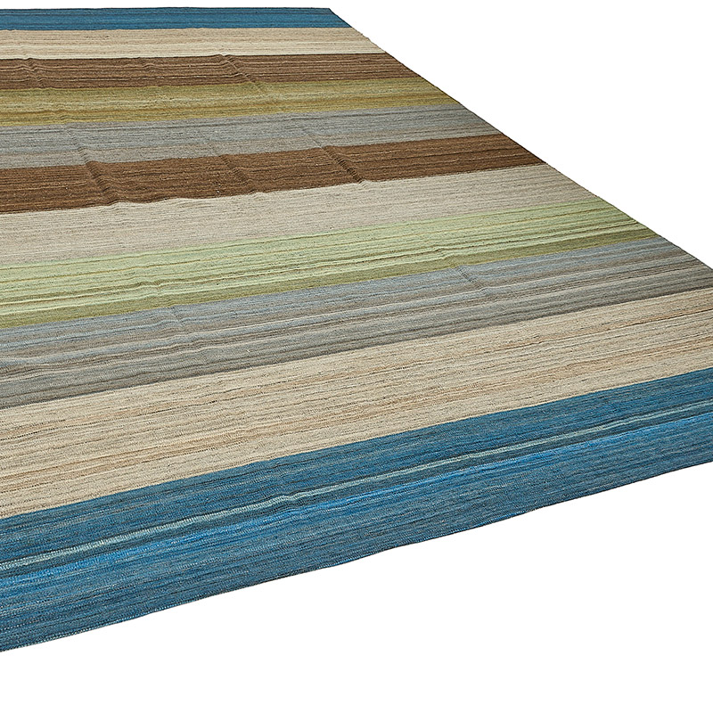New Hand-Woven Kilim Rug - K0093785