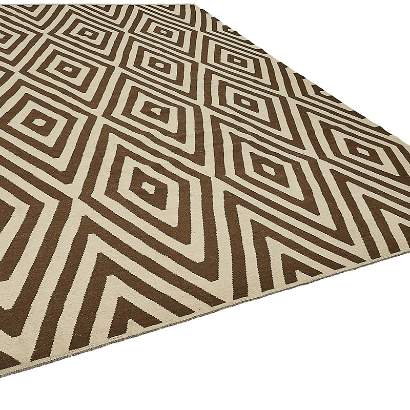 New Hand-Woven Kilim Rug - K0093787